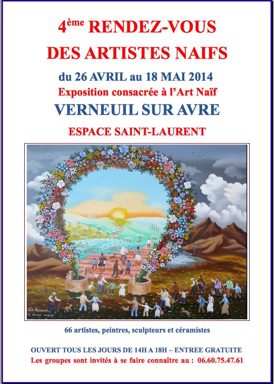 [26/04/2014] Rendez-vous des Artistes Naïfs de Verneuil-sur-Avre